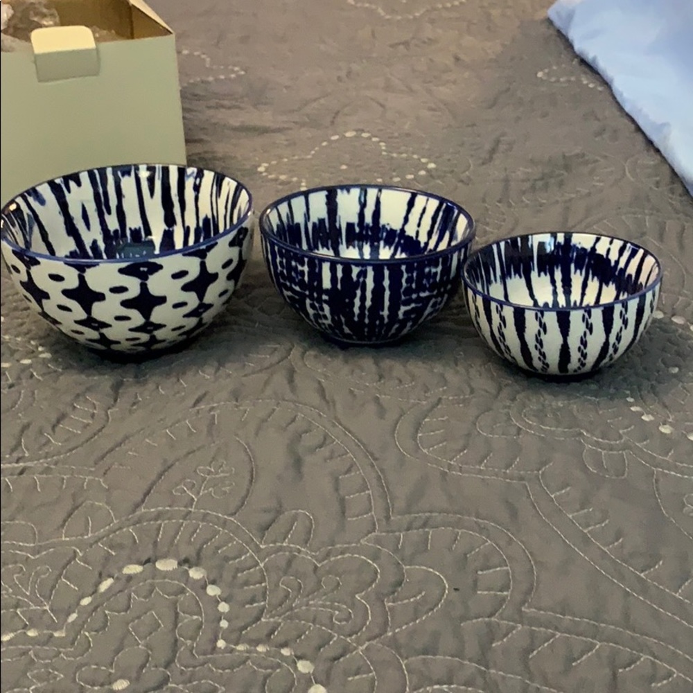 West elm indigo tye dye indigo nesting bowls